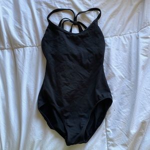 motionwear strappy back ballet leotard. size small adult.